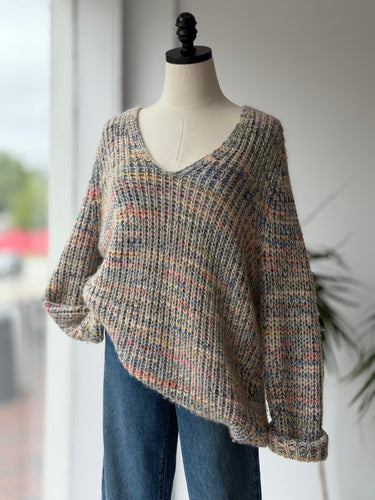 Closed Space Dye Wool Alpaca Sweater, XSmall
