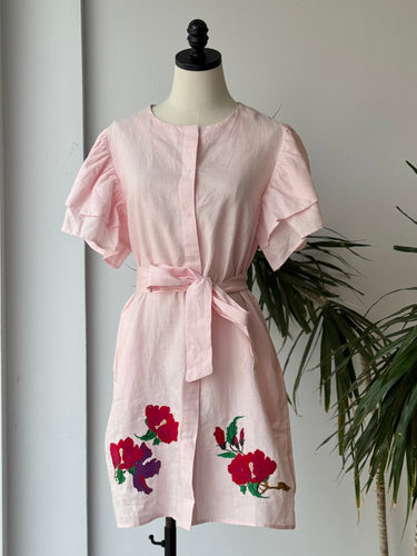 Fanm Mon NWT Kelly Linen Mini Dress, XS