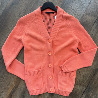 Jenni Kayne Coral Cotton/Cashmere Cardigan, XSmall