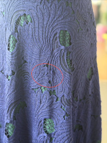Moulinette Soeurs Blue Green Lace Dress, US 10