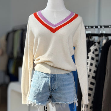 27 Miles V Neck Sweater AS IS , Small
