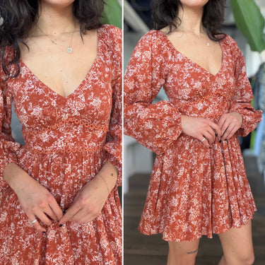 Caroline Constas Blakely Floral Mini Dress, XSmall