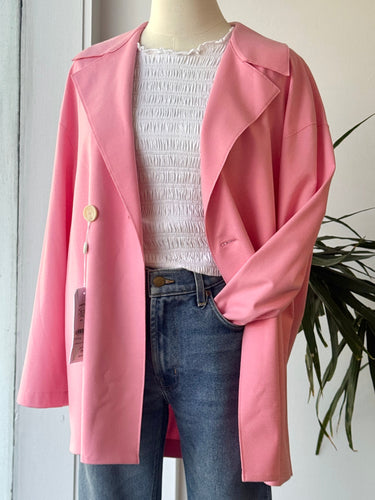 Harris Wharf London NWT Dropped Shoulder Pink Jacket, 40