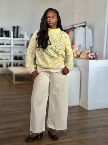 Anine Bing Limoncello Sweater, Medium