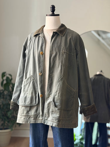 LL Bean AS IS Green Barn Coat, Men's XLarge