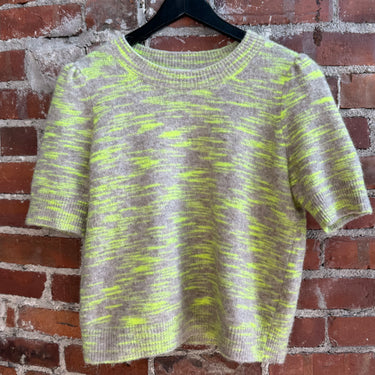 Cos Neon Knit SS Sweater, Small