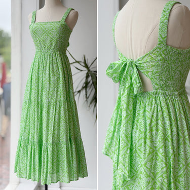 Banjana Regina Green Dress, Small