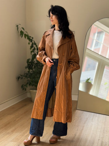 Ulla Johnson Ettienne Coated Twill Coat, 4