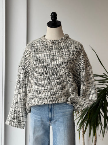 Helmut Lang AS IS Marled Knit Sweater - couple pulls and marks, P/XSmall