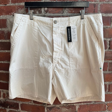 Banana Republic Ecru Woven Shorts, Men's 34