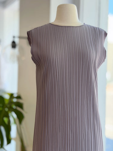 Anine Bing Lilac Plisse Midi Dress, XSmall