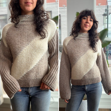 IRO Arzel Two-Toned Knit Sweater, XSmall