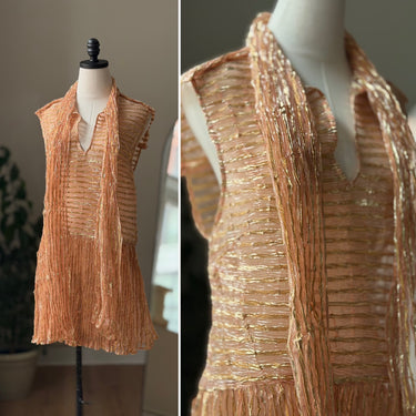 Rachel Comey NWT Allegra Shimmer Tunic in Peach, 4