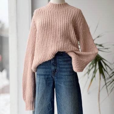 Doen Rose Alpaca Blend Knit Sweater- as is, Large