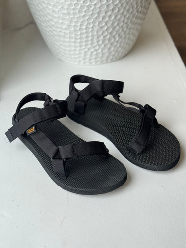 Teva Black Classic Sandals, 10