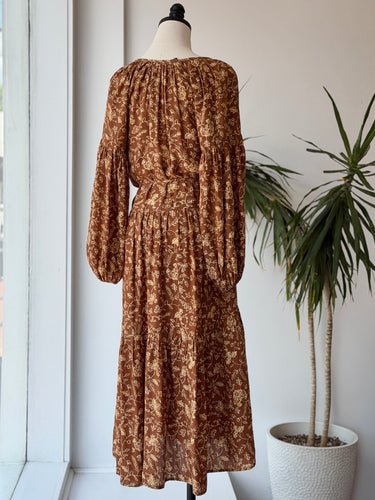 Natalie Martin AS IS Brianna Dress in Maple, XSmall