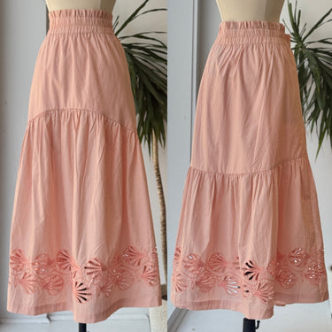 Tuckernuck Peach Seashell Skirt, XLarge