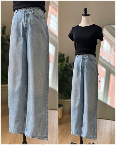 Agolde V-Waist Baggy Jeans, 24
