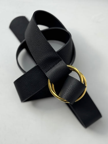 Below The Belt Black & Gold Belt, L/XL