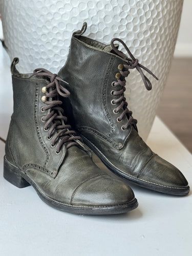 Benheart Cappellini Boots in Olive - retail 400, 39