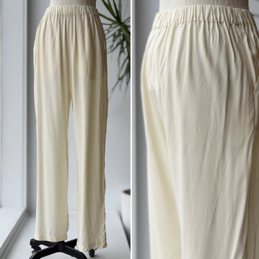 Kule Cream Pull On Pants, Medium