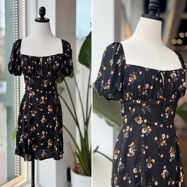 Reformation Corbin Floral Mini Dress, 6