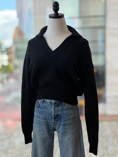 Sunday Best Black Pullover Sweater, XSmall