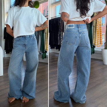 La Ligne Wide Leg Jeans, 26