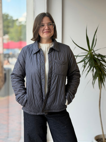 Barbour Blue Caps Quilt Jacket, US 10