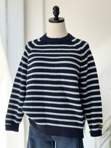 Demylee NWT Pheobe Stripe Cotton Sweater, Large
