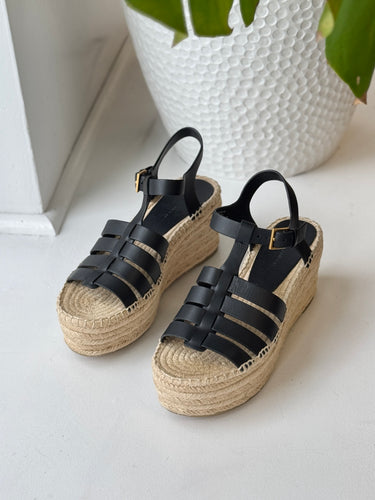 Tory Burch Fisherman Espadrille Wedges, 7