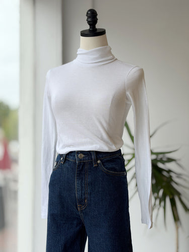Boyish NWT Tissue Turtleneck in White, Small