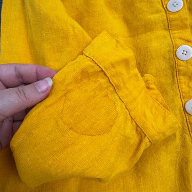 Herself Sunflower Linen Dress - AS IS, Small