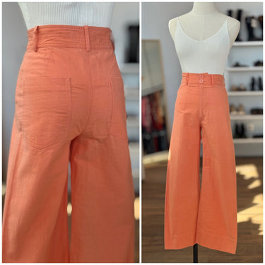 Apiece Apart Merida Peach Wide Leg Pants, 2