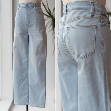 Frame Le Sleek Straight Lightwash Jeans, 27