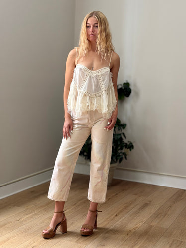 Mara Hoffman Pink Tie Dye Jeans, 4