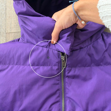 Cos Purple Down Puffer Jacket - as is, small marks, 6