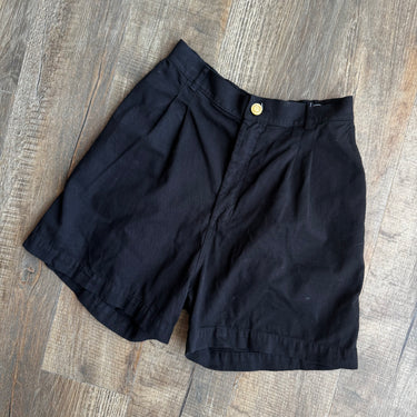 Big Bud Press Black Trouser Shorts, Medium