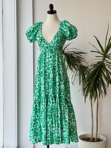 La Ligne Ina Dress in Green, XS