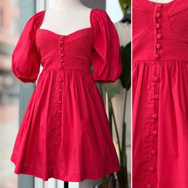 Maeve Red Sweetheart Dress, Small