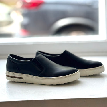 Birkenstock Black Leather Sneakers, 39