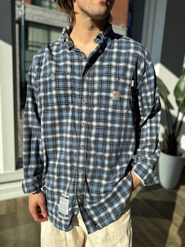 Carhartt Flame Resistant Plaid Shirt, Men's XLarge