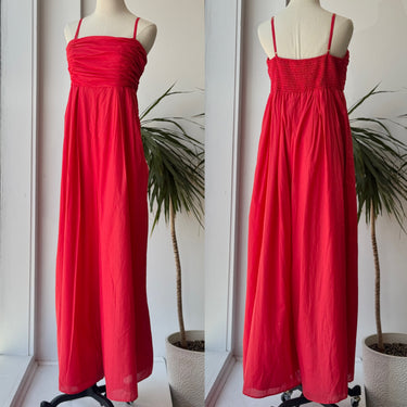 Hutch NWT The Mabel Square Neck Jumpsuit in Red, Large