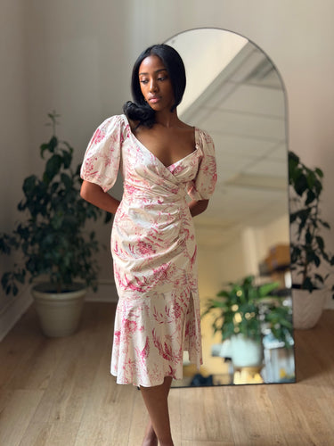 Rebecca Taylor La Vie NWT Pink Floral Dress - AS IS, Small