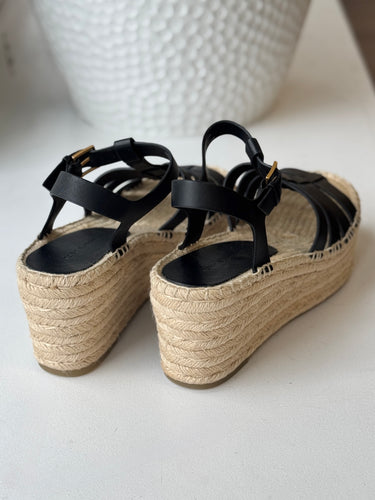 Tory Burch Fisherman Espadrille Wedges, 7