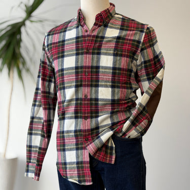 J.Crew Red Plaid Flannel, Men's Small