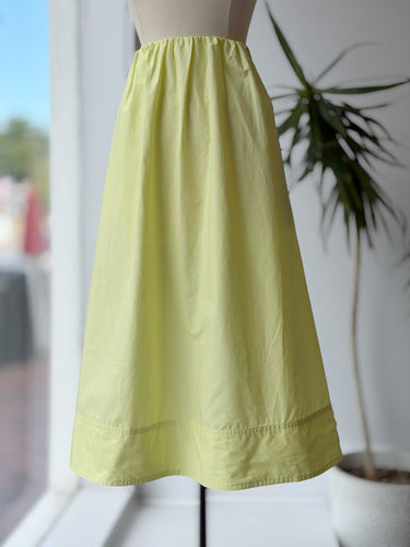 J.Crew NWT Citrus Cotton Midi Skirt, XSmall