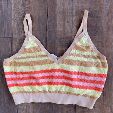 Scotch & Soda Knit Crop Top, Large