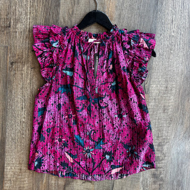 Ulla Johnson Pink Fleur Top, 0