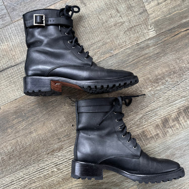 Rachel Comey Lace Up Leather Combat Boots AS IS, 8.5